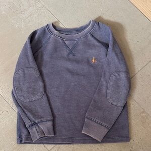 GAP Kids Gray Long Sleeve Tee with Elbow Patches